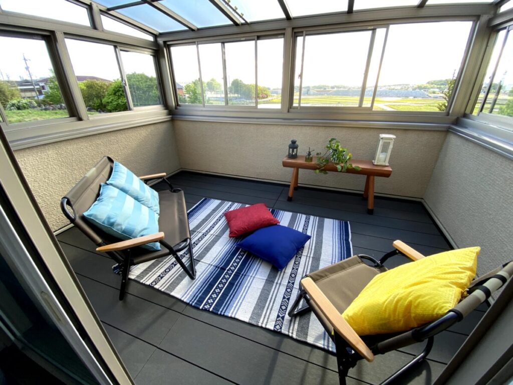 ベランダ活用でもう一部屋増えた気分に！ - ベランダガーデン